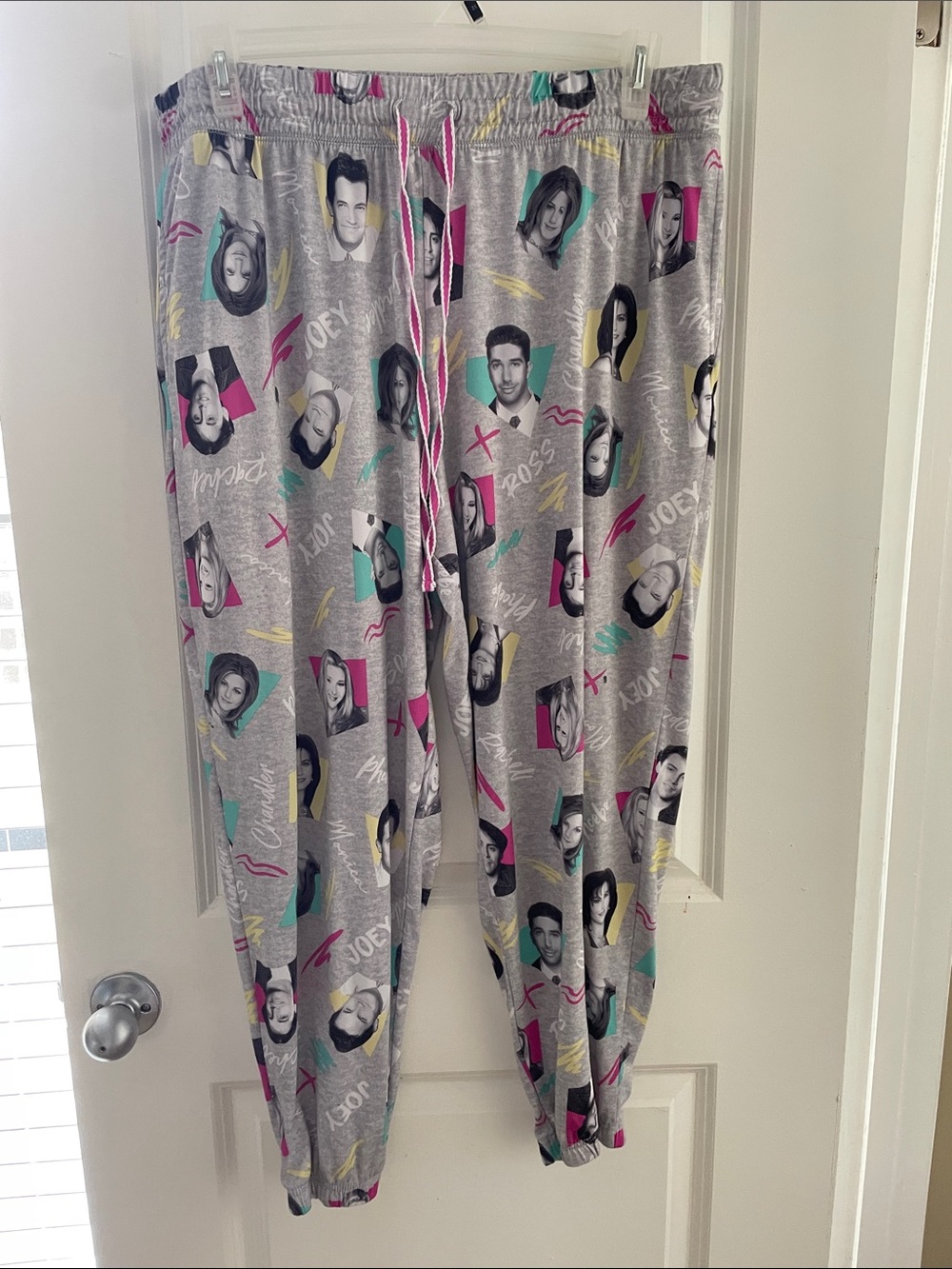 FRIENDS Gray Jogger Pajama Pants